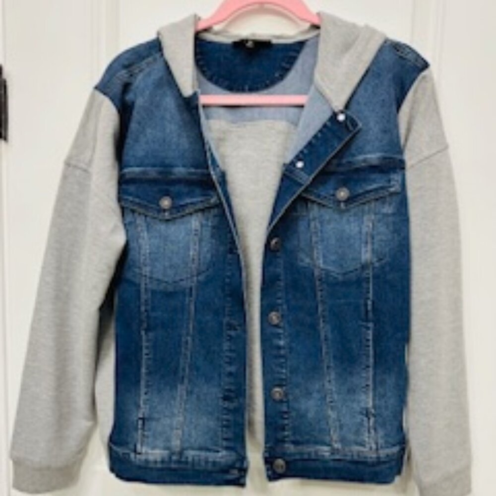 DG2 Mixed Media Hooded jacket